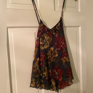 Floral Abercrombie tank top from